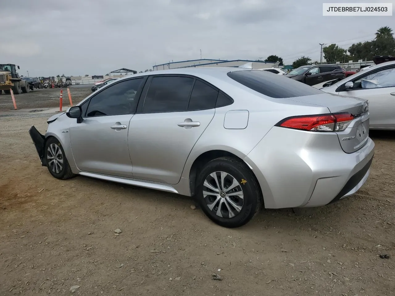 2020 Toyota Corolla Le VIN: JTDEBRBE7LJ024503 Lot: 72459574