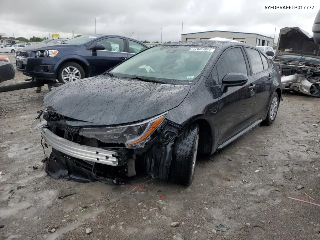 2020 Toyota Corolla L VIN: 5YFDPRAE6LP017777 Lot: 72580824