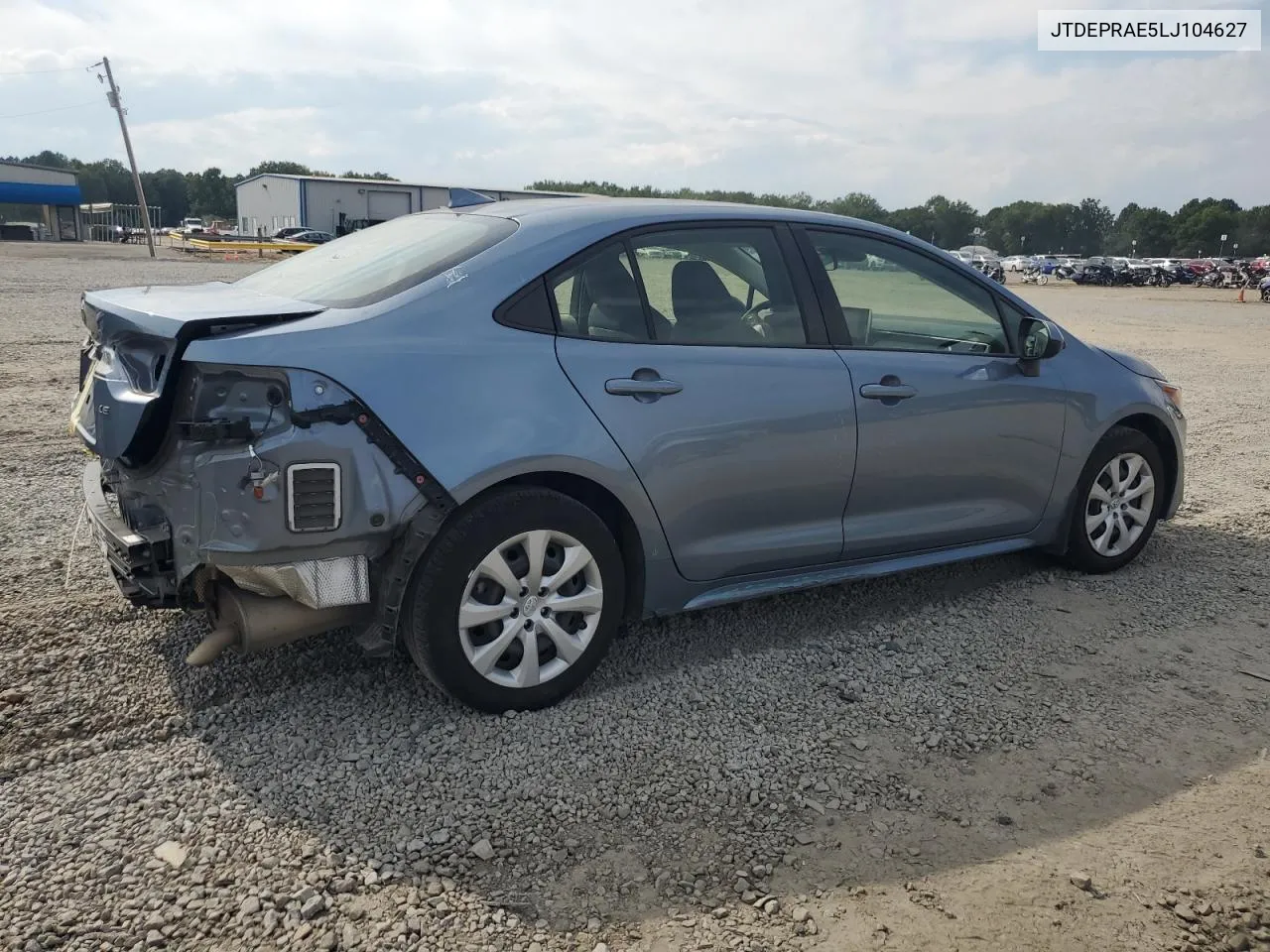 2020 Toyota Corolla Le VIN: JTDEPRAE5LJ104627 Lot: 72744394