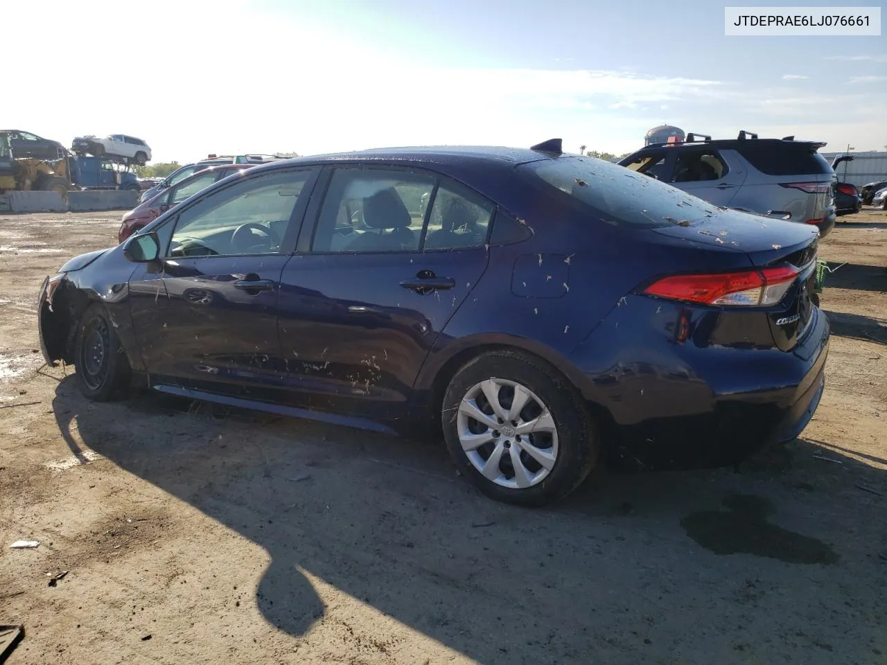 2020 Toyota Corolla Le VIN: JTDEPRAE6LJ076661 Lot: 72859064