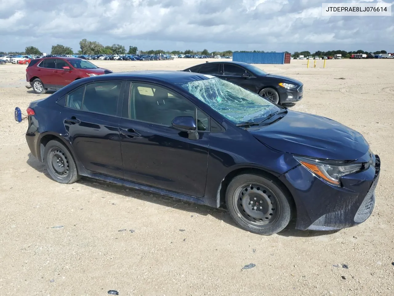 2020 Toyota Corolla Le VIN: JTDEPRAE8LJ076614 Lot: 72911934