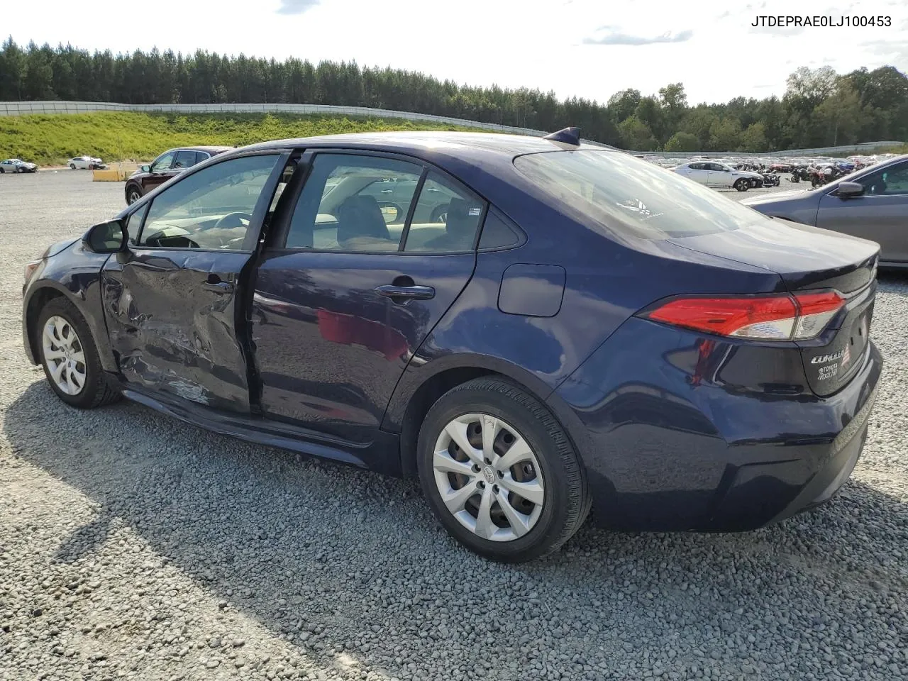 2020 Toyota Corolla Le VIN: JTDEPRAE0LJ100453 Lot: 72978774