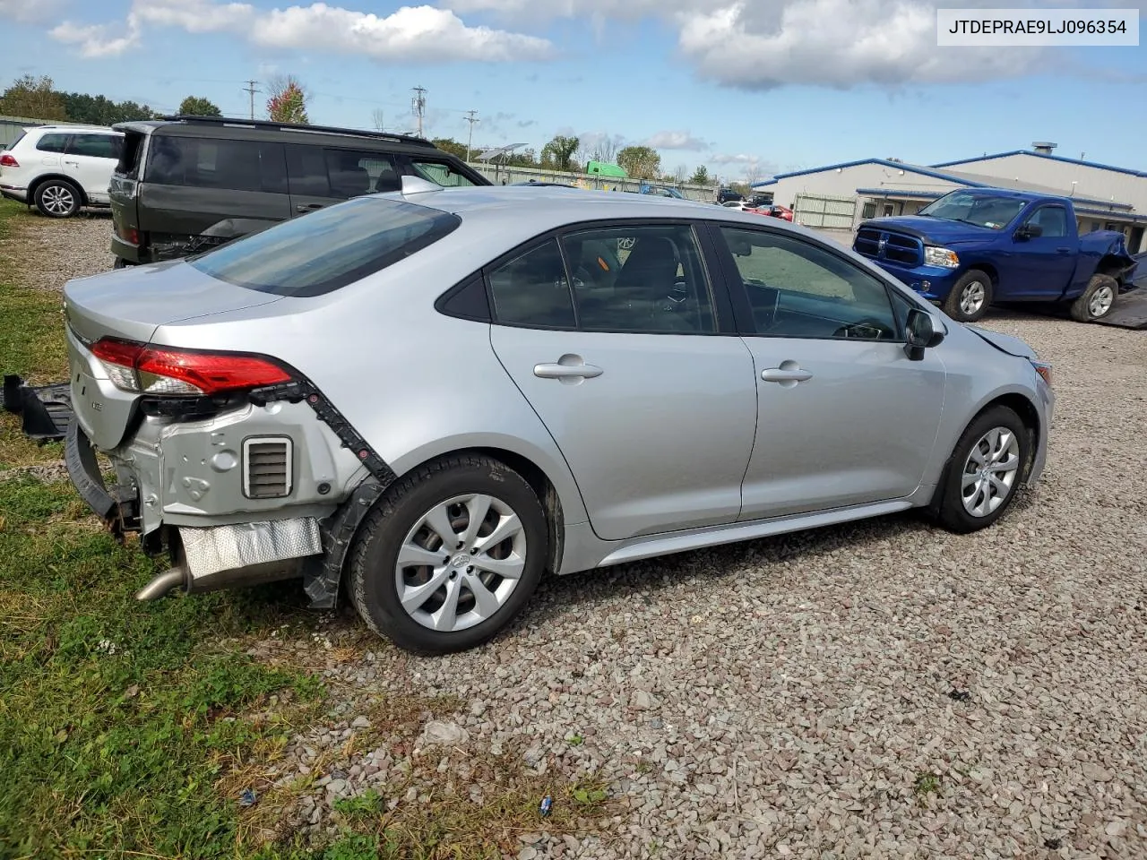 2020 Toyota Corolla Le VIN: JTDEPRAE9LJ096354 Lot: 73019224