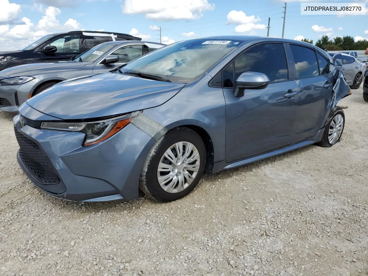 2020 Toyota Corolla L VIN: JTDDPRAE3LJ082770 Lot: 73077734