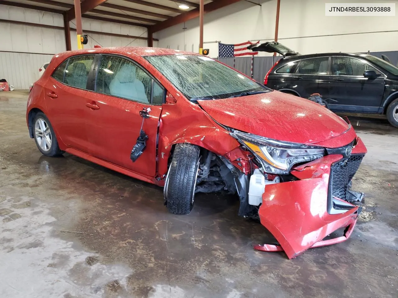 2020 Toyota Corolla Se VIN: JTND4RBE5L3093888 Lot: 73124744