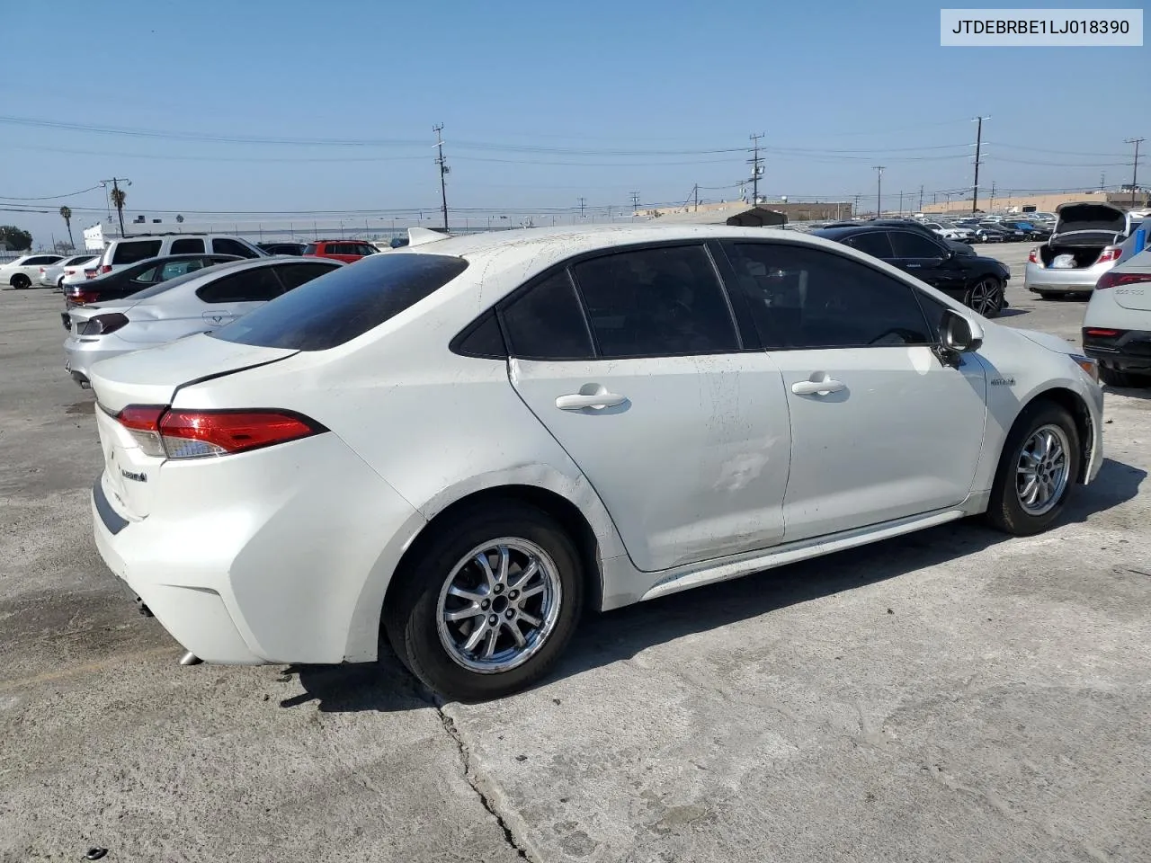 2020 Toyota Corolla Le VIN: JTDEBRBE1LJ018390 Lot: 73136824