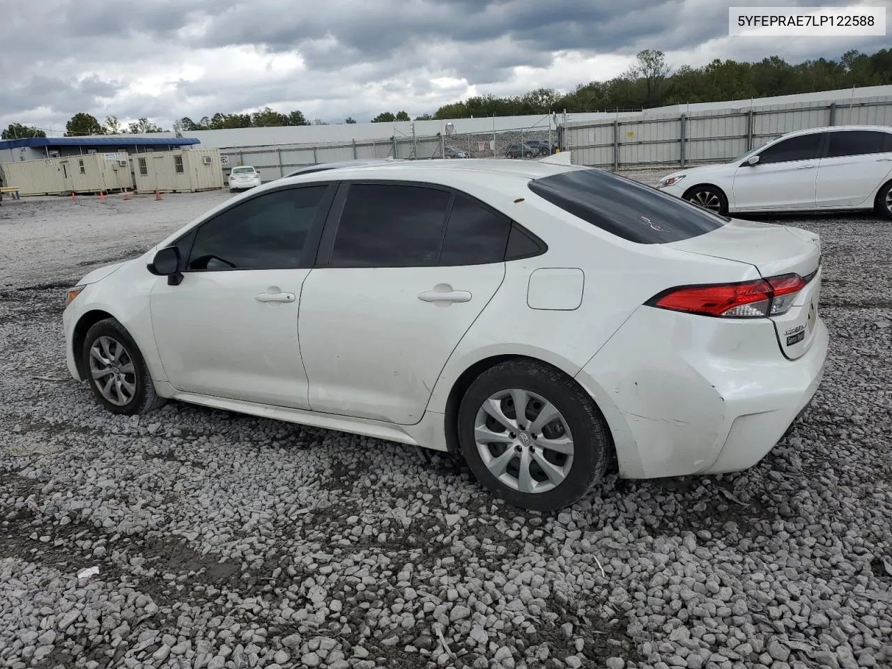 2020 Toyota Corolla Le VIN: 5YFEPRAE7LP122588 Lot: 73242344