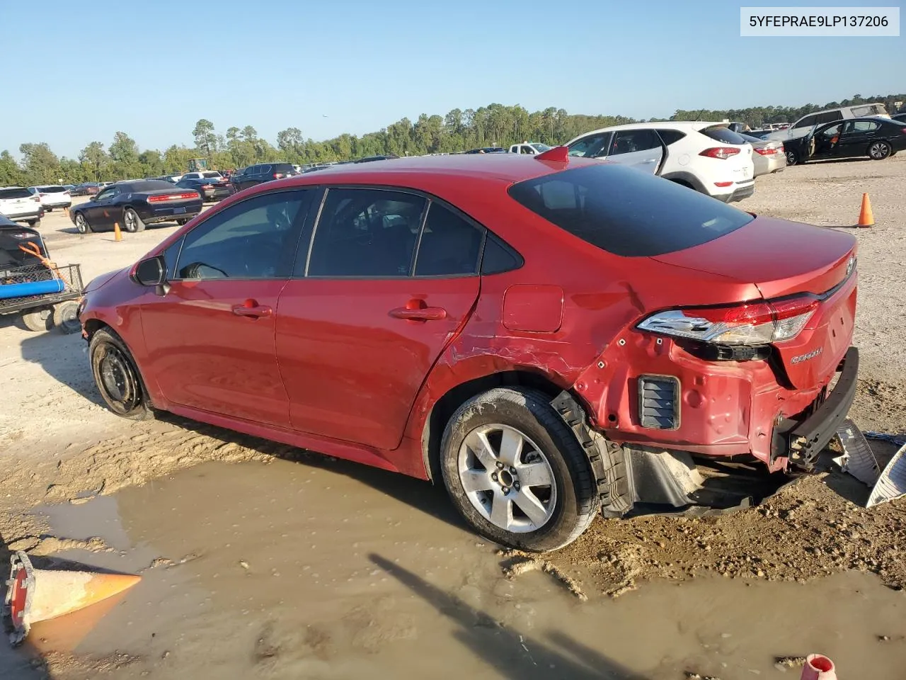 5YFEPRAE9LP137206 2020 Toyota Corolla Le