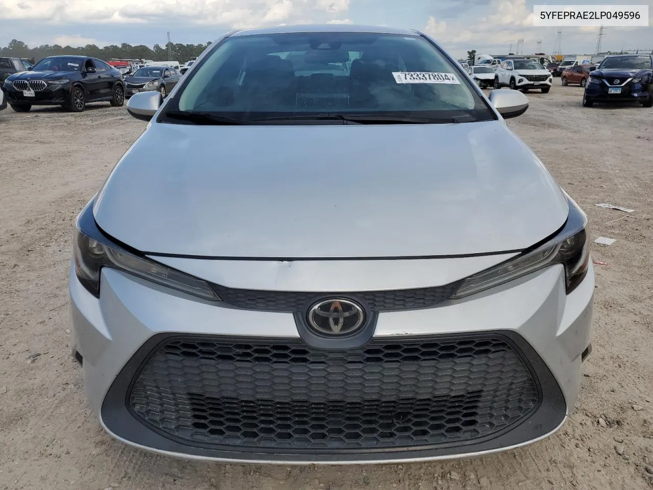 2020 Toyota Corolla Le VIN: 5YFEPRAE2LP049596 Lot: 73337804