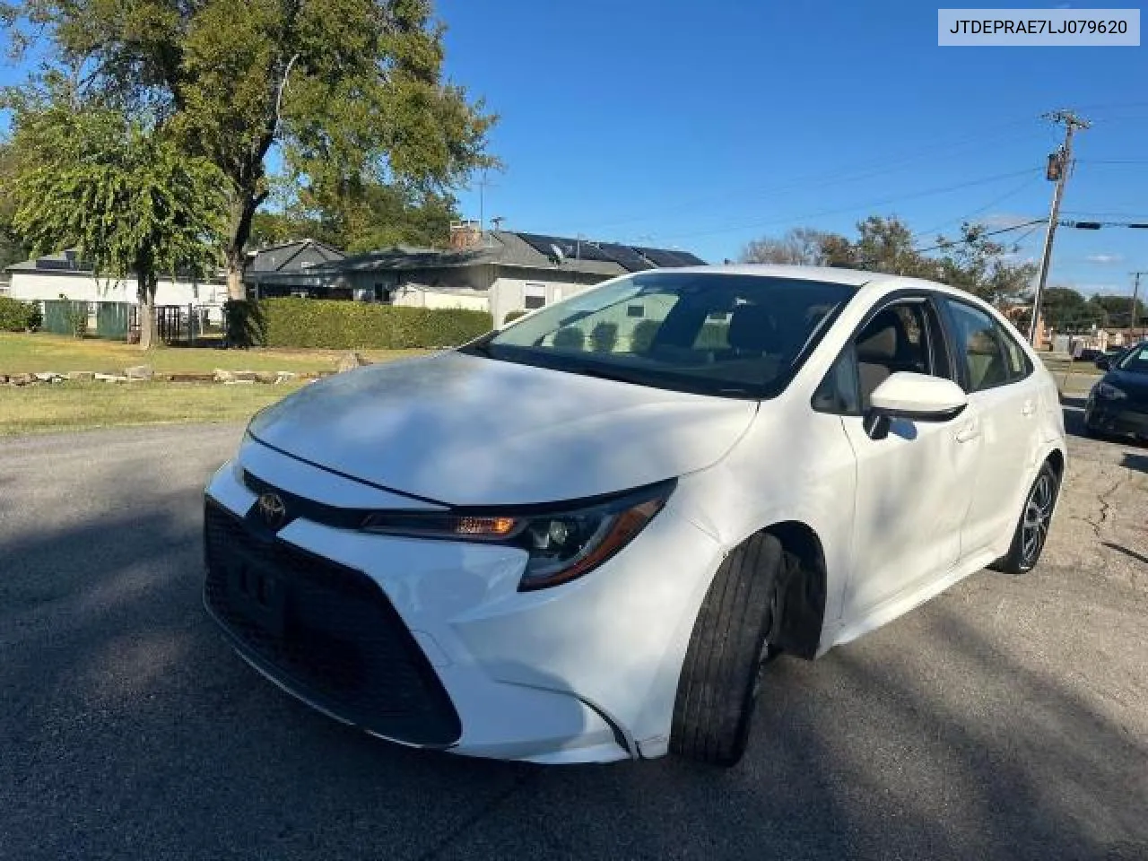 2020 Toyota Corolla Le VIN: JTDEPRAE7LJ079620 Lot: 73438954