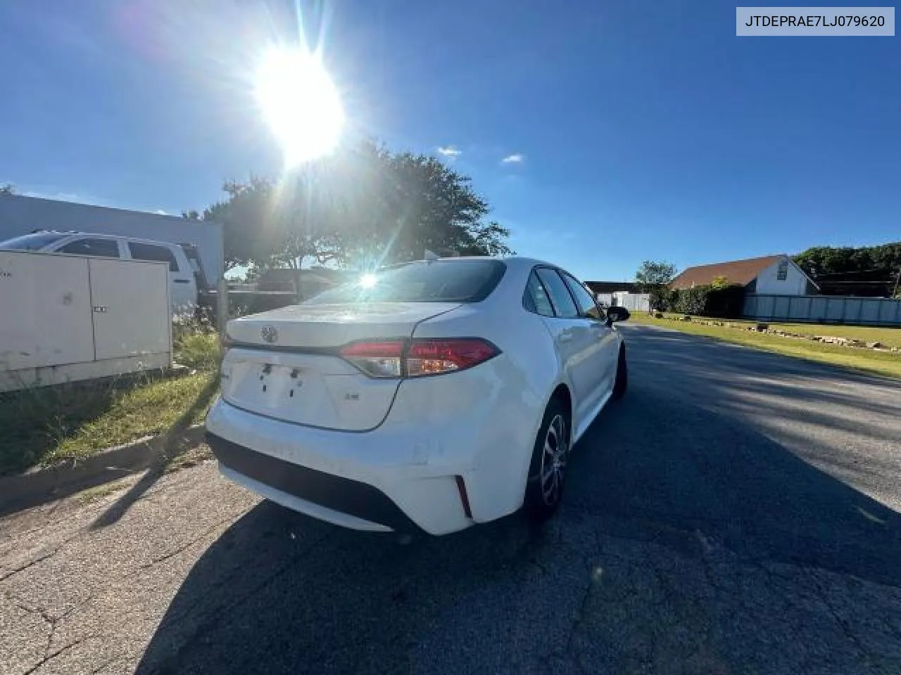 2020 Toyota Corolla Le VIN: JTDEPRAE7LJ079620 Lot: 73438954