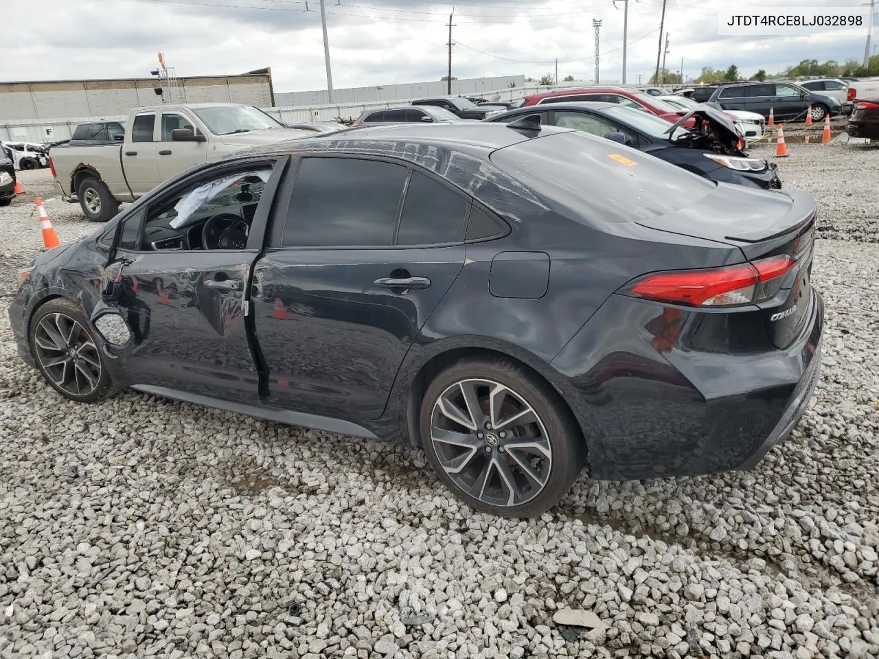 2020 Toyota Corolla Xse VIN: JTDT4RCE8LJ032898 Lot: 73614184