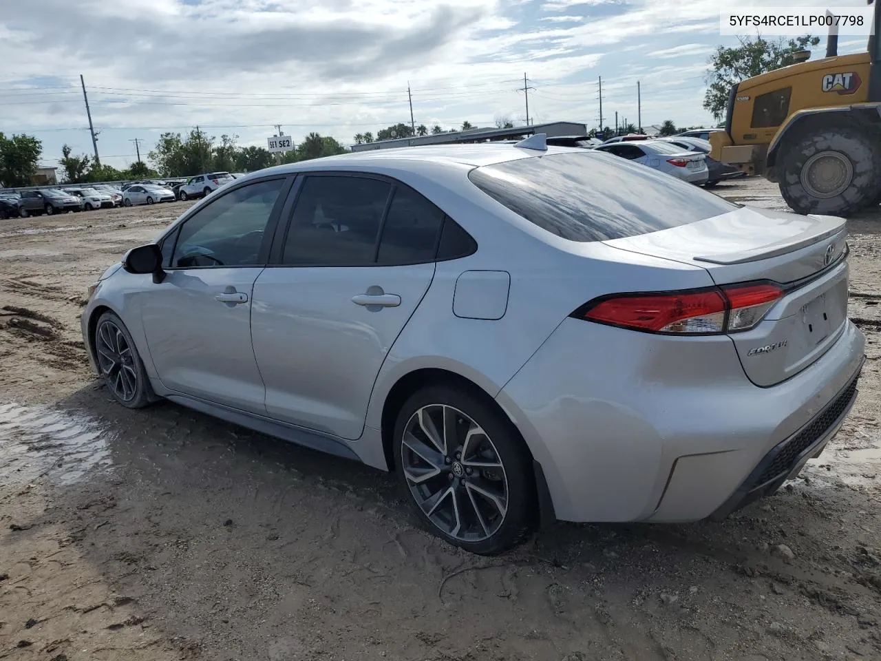 2020 Toyota Corolla Se VIN: 5YFS4RCE1LP007798 Lot: 73636434