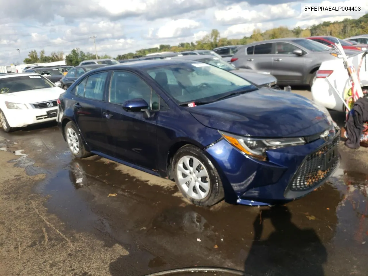 2020 Toyota Corolla Le VIN: 5YFEPRAE4LP004403 Lot: 73671814