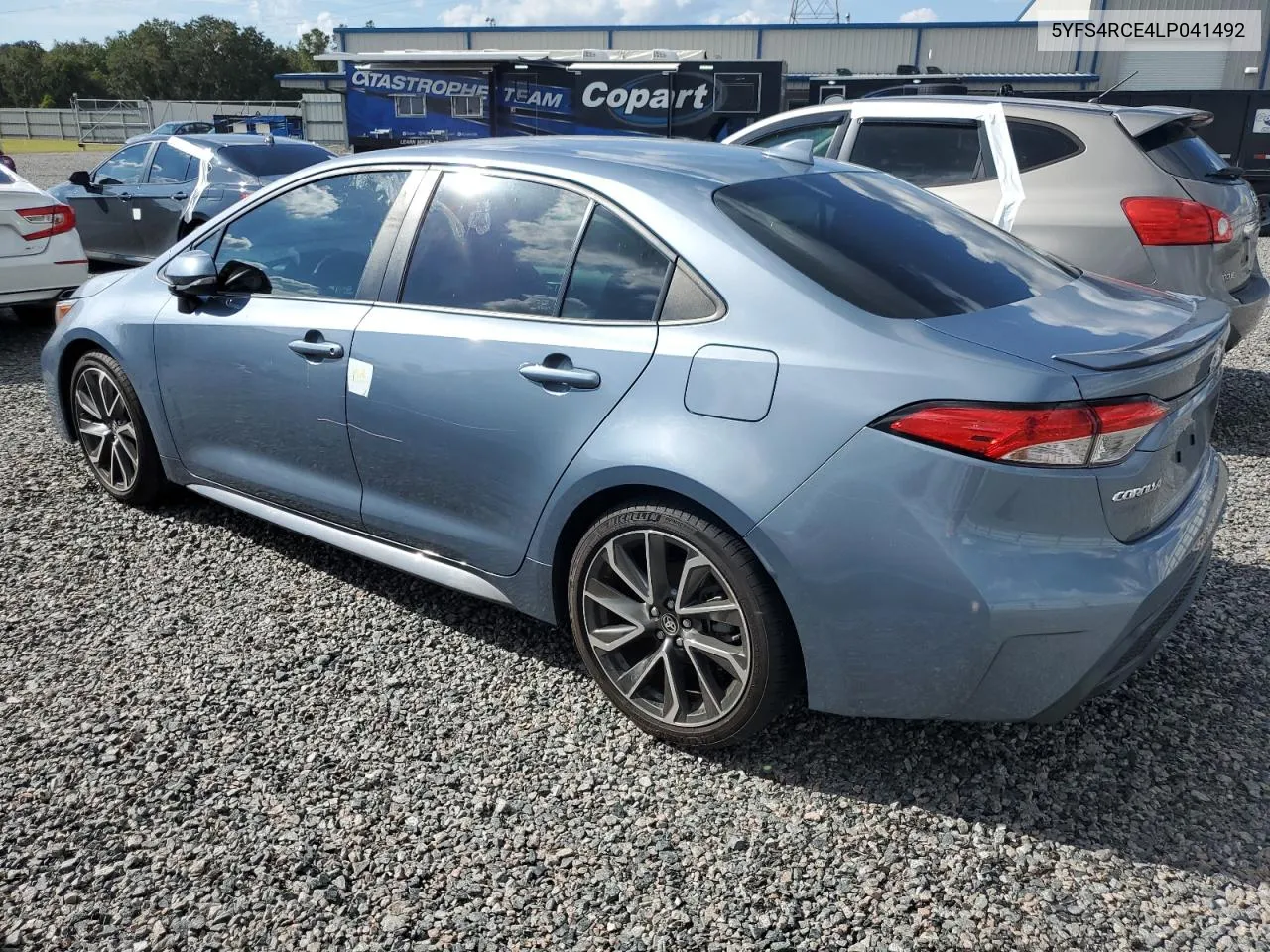 2020 Toyota Corolla Se VIN: 5YFS4RCE4LP041492 Lot: 73857604