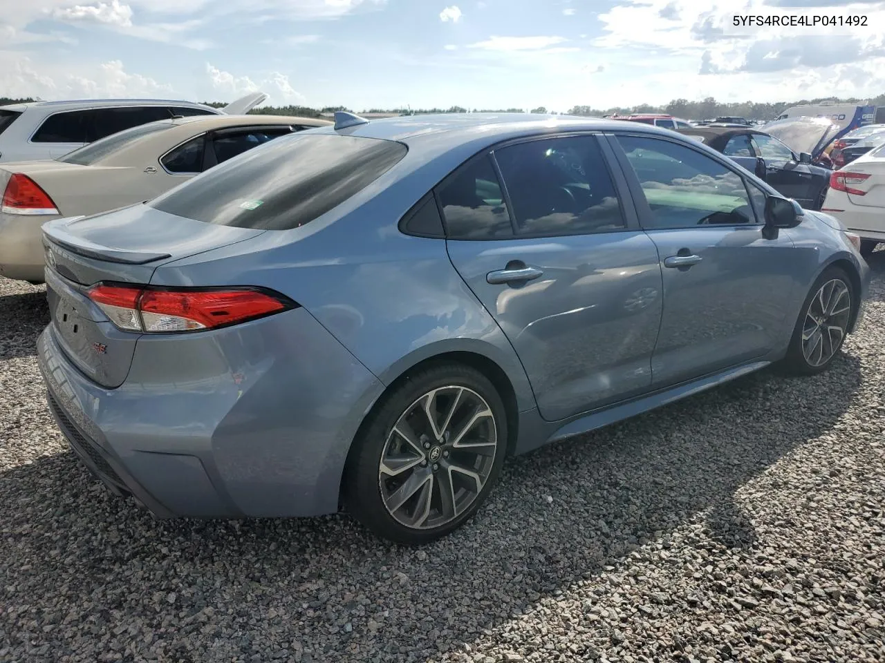 2020 Toyota Corolla Se VIN: 5YFS4RCE4LP041492 Lot: 73857604