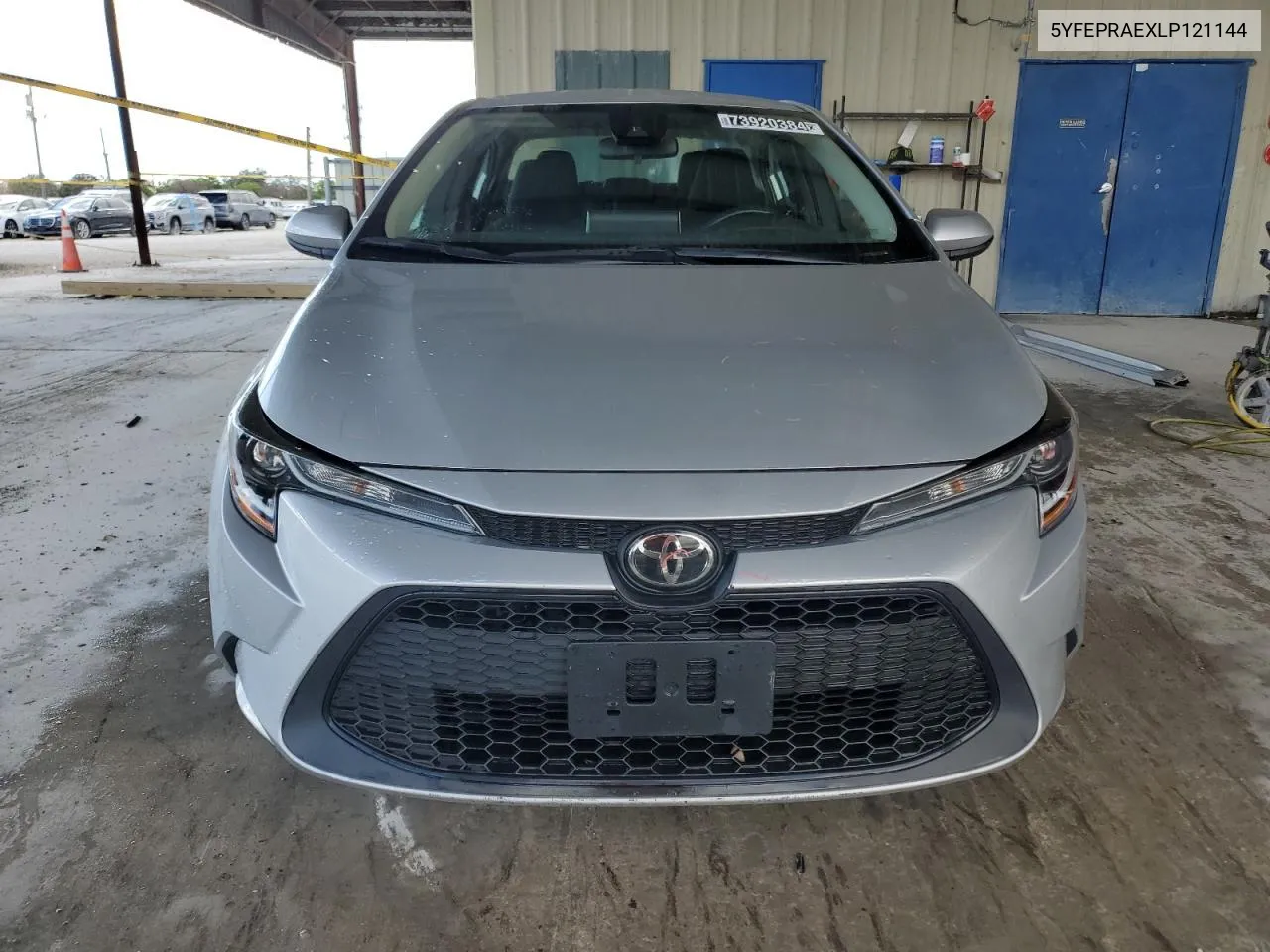 2020 Toyota Corolla Le VIN: 5YFEPRAEXLP121144 Lot: 73920384