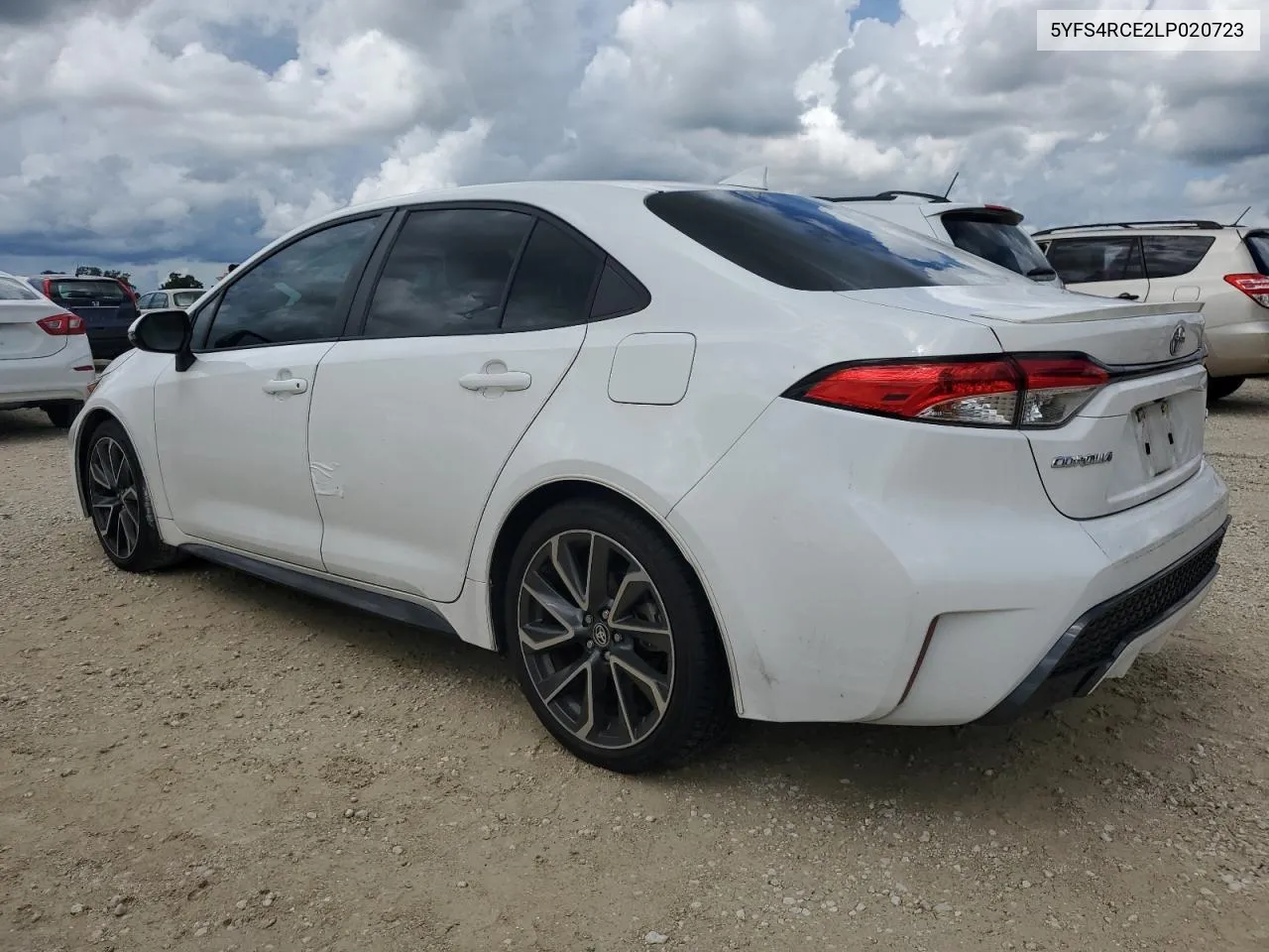 2020 Toyota Corolla Se VIN: 5YFS4RCE2LP020723 Lot: 74090514