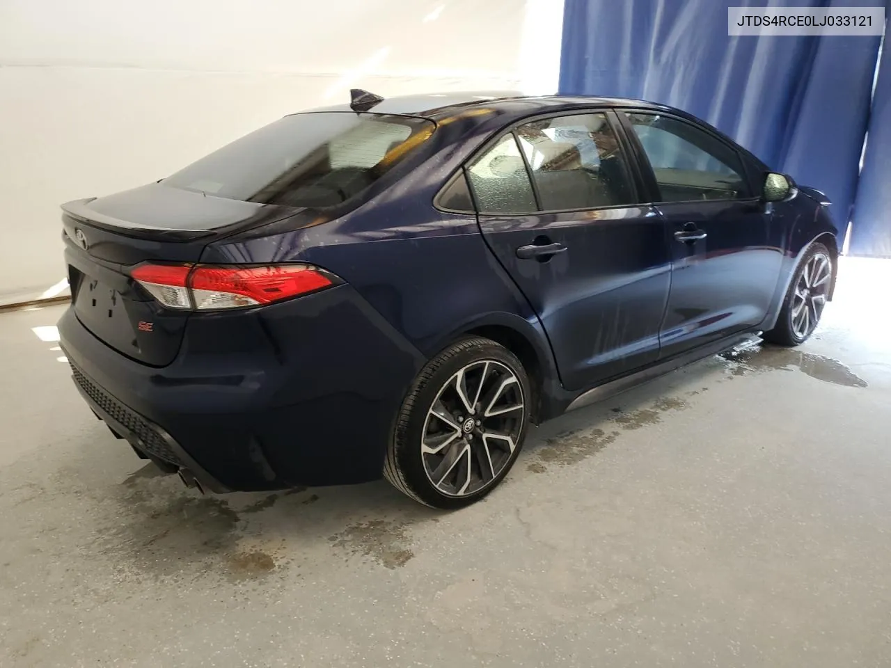 2020 Toyota Corolla Se VIN: JTDS4RCE0LJ033121 Lot: 74178394