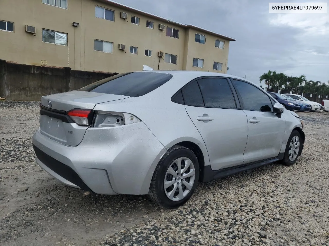 2020 Toyota Corolla Le VIN: 5YFEPRAE4LP079697 Lot: 74262234