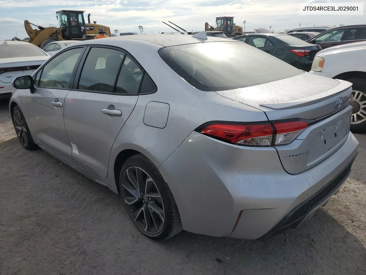 2020 Toyota Corolla Se VIN: JTDS4RCE3LJ029001 Lot: 74327654