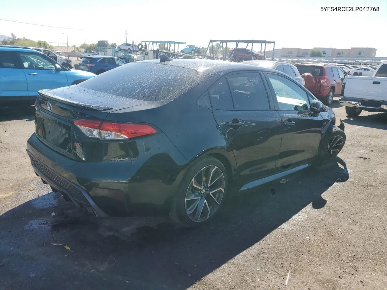 2020 Toyota Corolla Se VIN: 5YFS4RCE2LP042768 Lot: 74512154