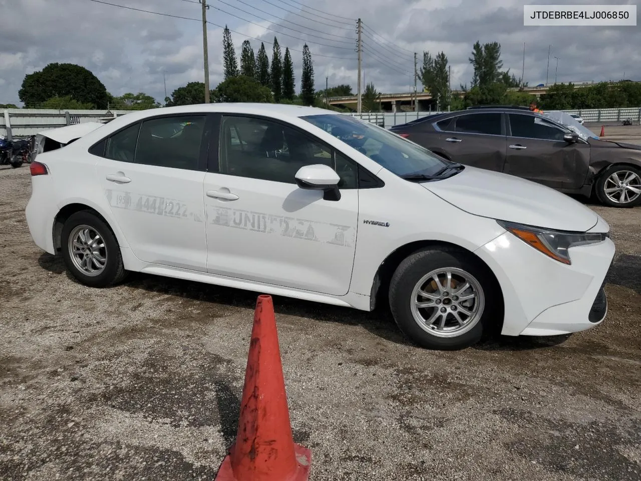 2020 Toyota Corolla Le VIN: JTDEBRBE4LJ006850 Lot: 75443834