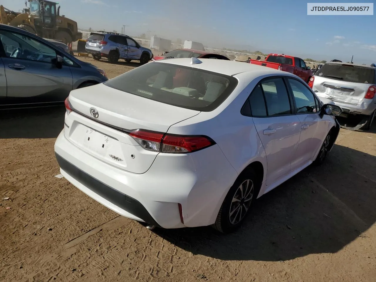 2020 Toyota Corolla L VIN: JTDDPRAE5LJ090577 Lot: 75675814