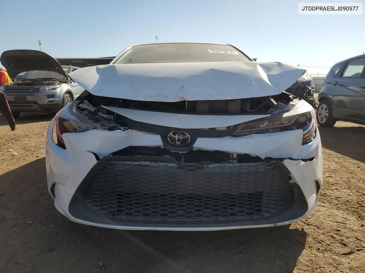 2020 Toyota Corolla L VIN: JTDDPRAE5LJ090577 Lot: 75675814