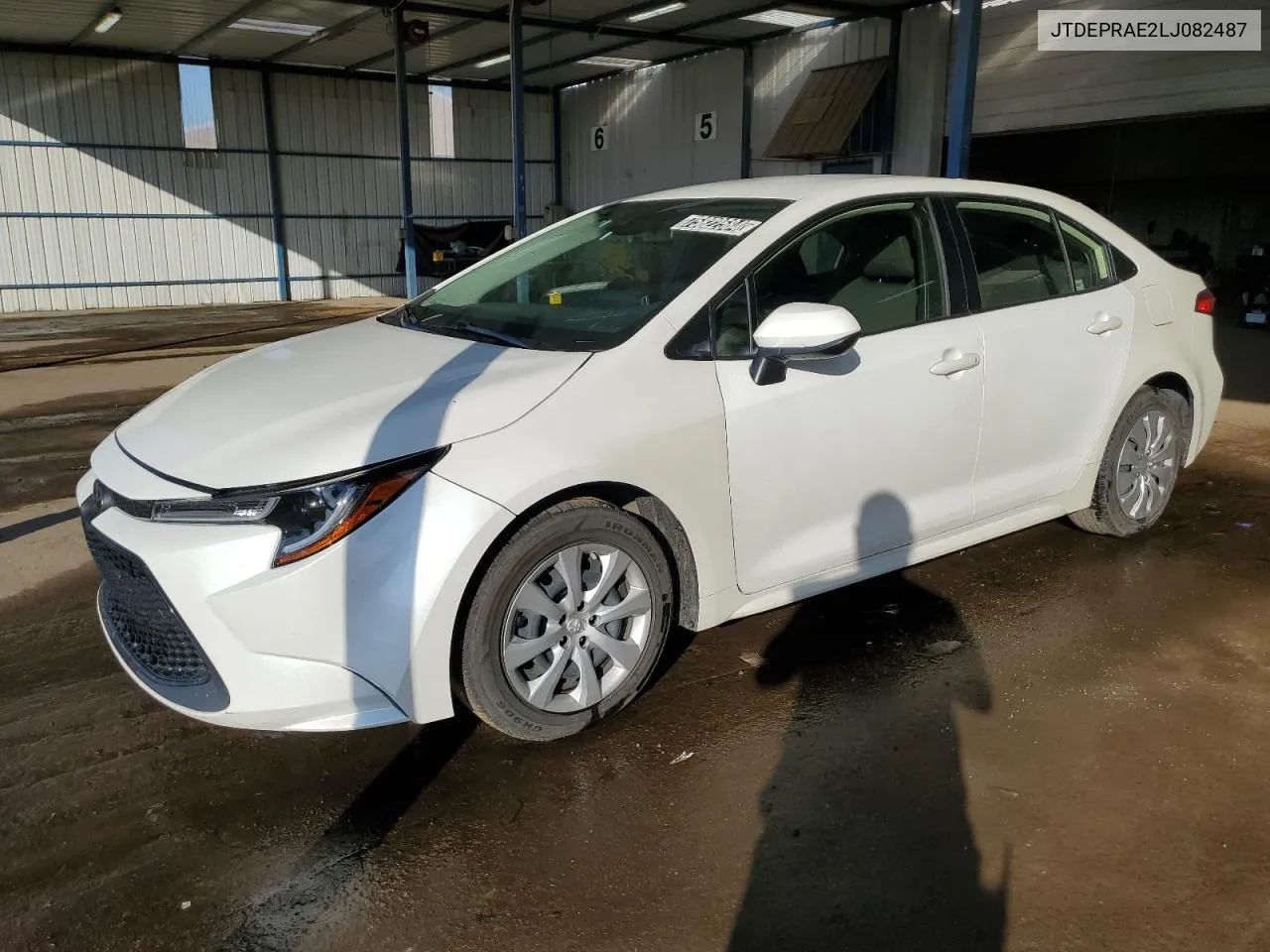 2020 Toyota Corolla Le VIN: JTDEPRAE2LJ082487 Lot: 75822584