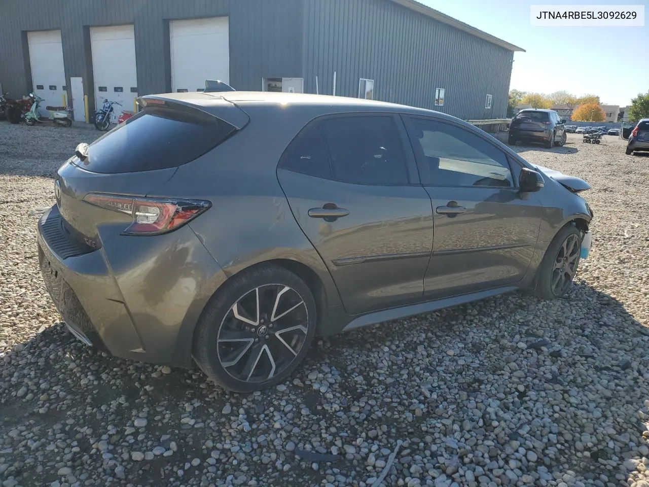 2020 Toyota Corolla Xse VIN: JTNA4RBE5L3092629 Lot: 76006594