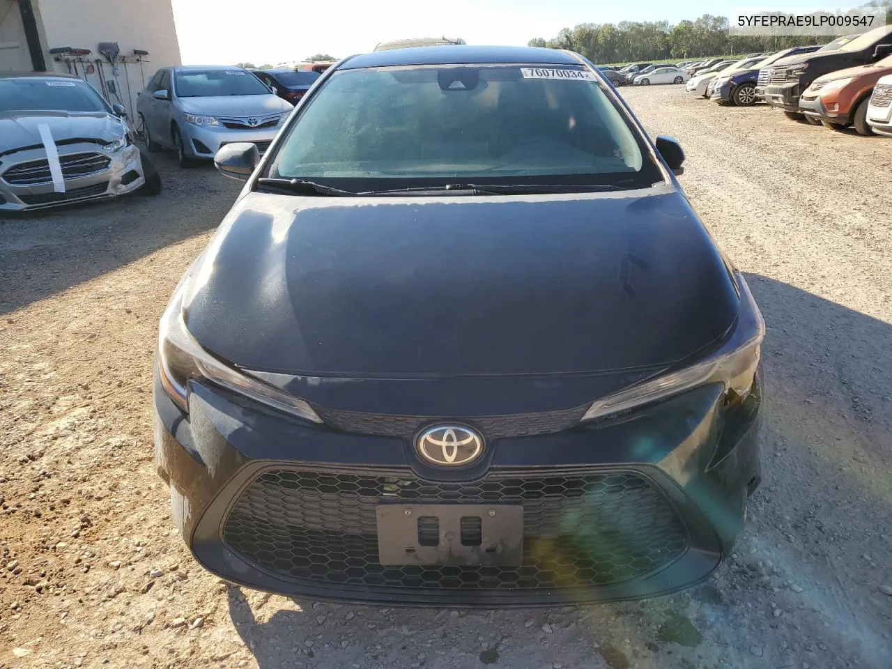 5YFEPRAE9LP009547 2020 Toyota Corolla Le