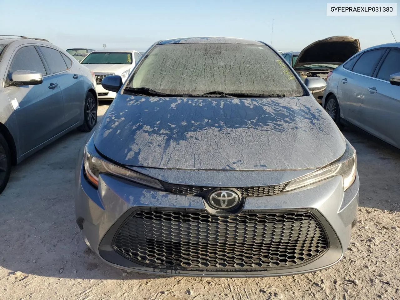 2020 Toyota Corolla Le VIN: 5YFEPRAEXLP031380 Lot: 76197504