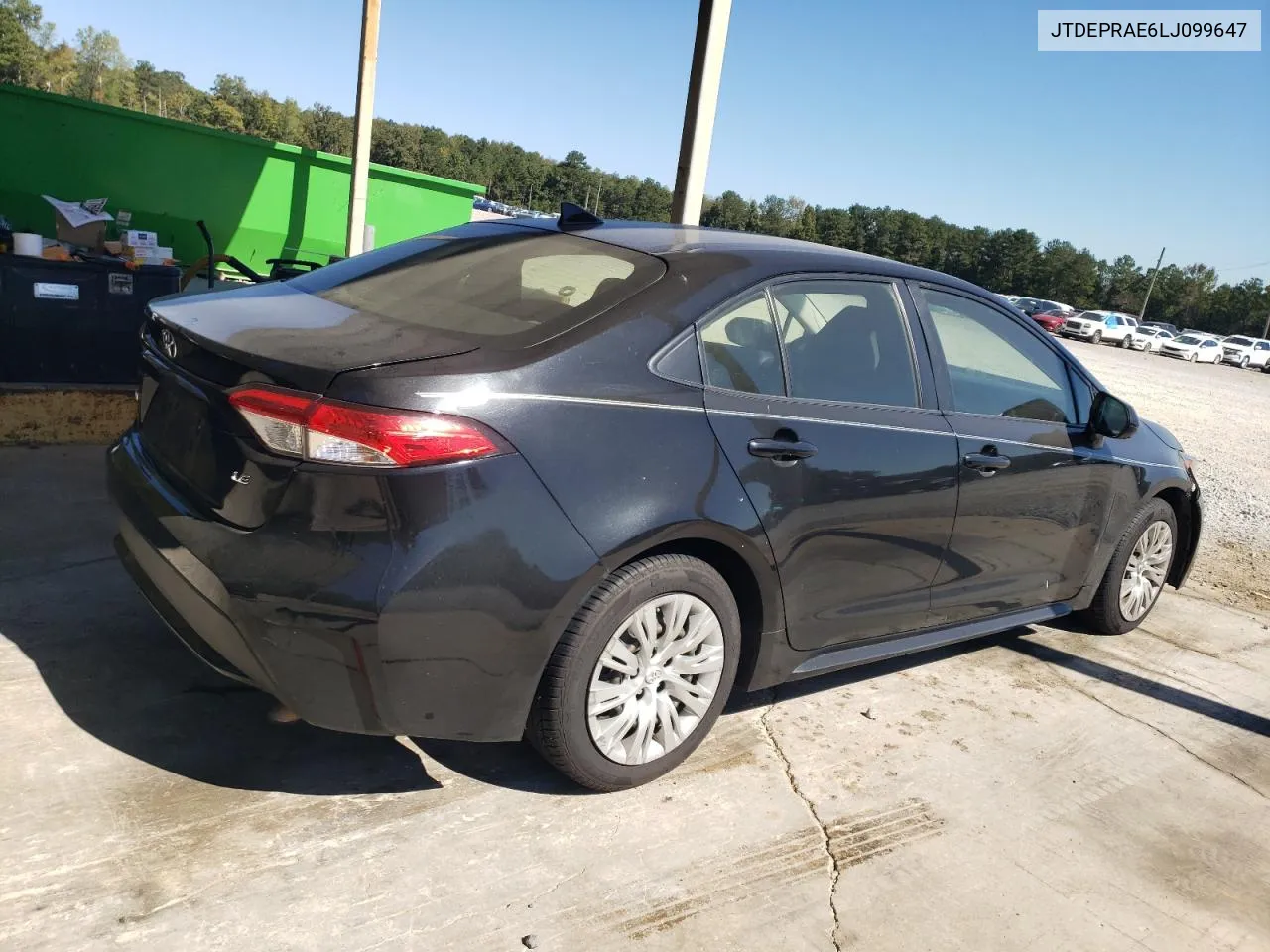 2020 Toyota Corolla Le VIN: JTDEPRAE6LJ099647 Lot: 76304754