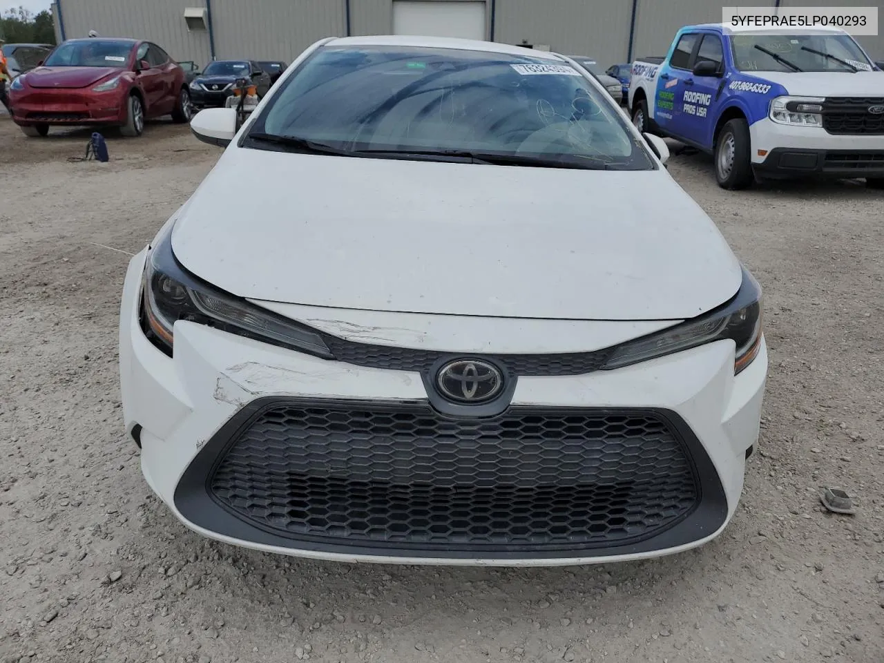 2020 Toyota Corolla Le VIN: 5YFEPRAE5LP040293 Lot: 76324394