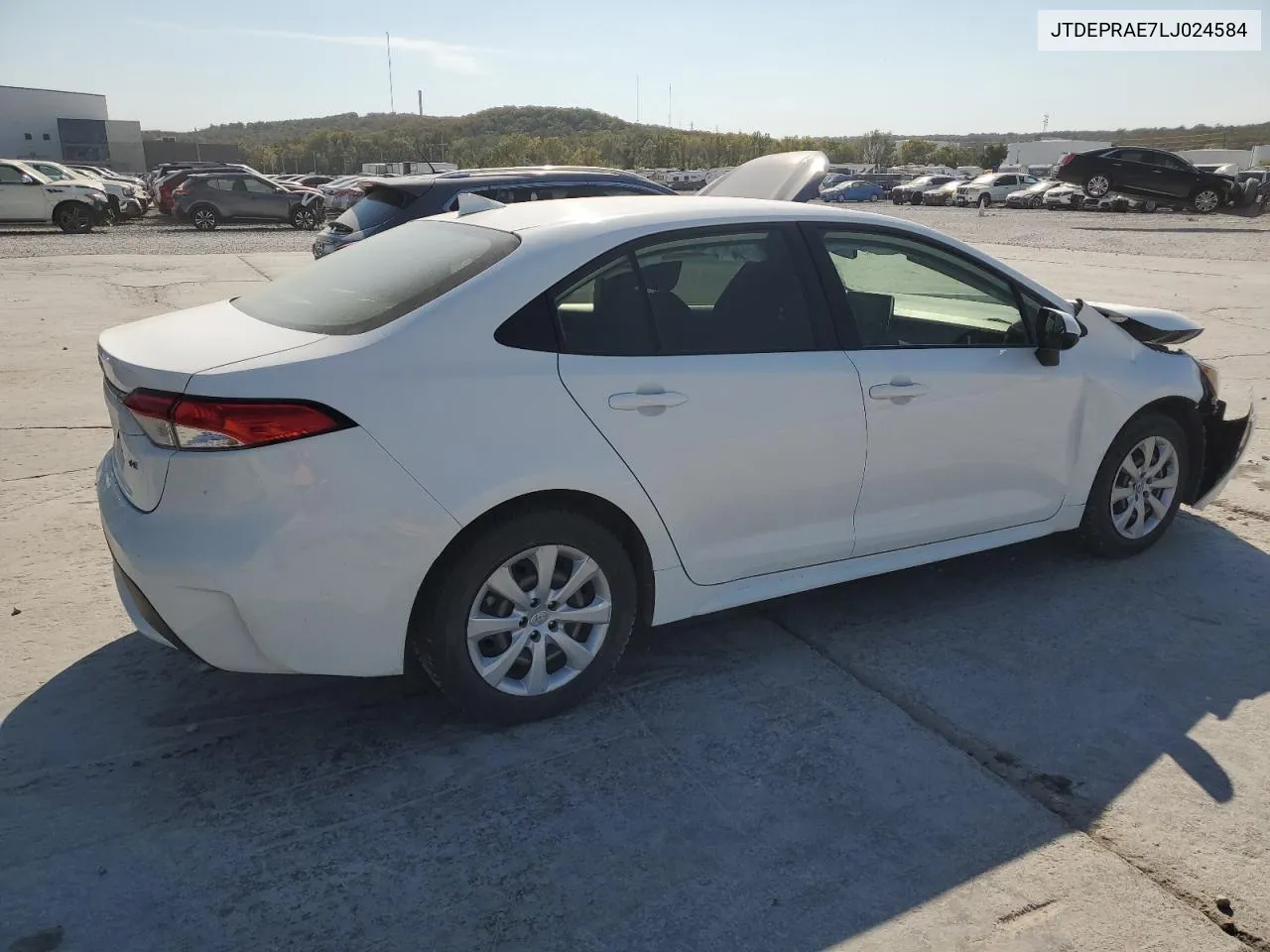 2020 Toyota Corolla Le VIN: JTDEPRAE7LJ024584 Lot: 76546294