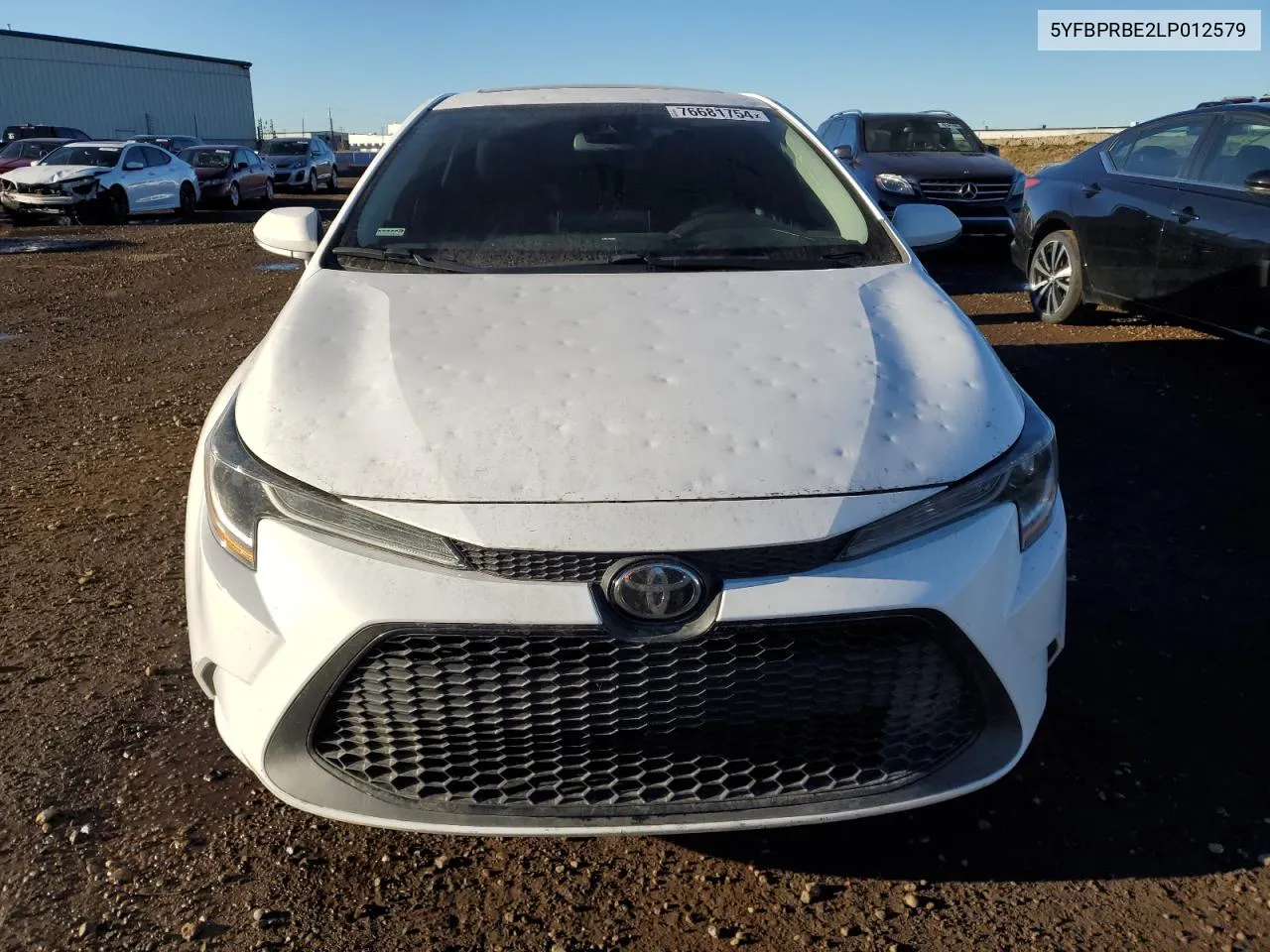 2020 Toyota Corolla Le VIN: 5YFBPRBE2LP012579 Lot: 76681754