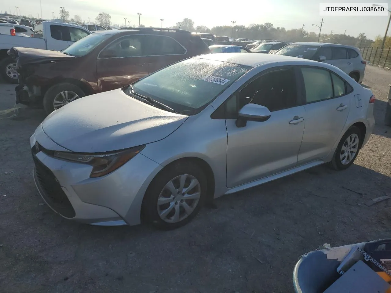 2020 Toyota Corolla Le VIN: JTDEPRAE9LJ038650 Lot: 76719934