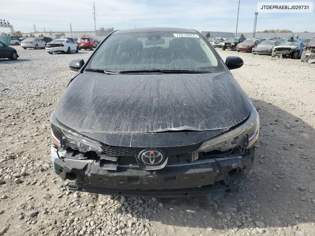 2020 Toyota Corolla Le VIN: JTDEPRAE8LJ029731 Lot: 77012874