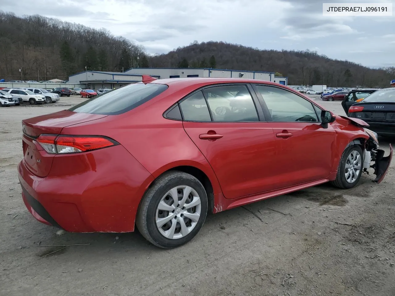 2020 Toyota Corolla Le VIN: JTDEPRAE7LJ096191 Lot: 77316624