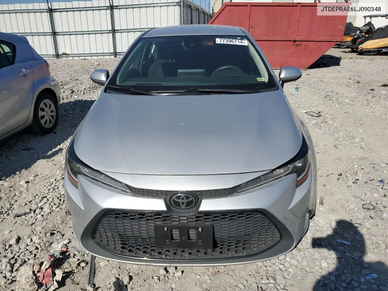 2020 Toyota Corolla Le VIN: JTDEPRAE6LJ090348 Lot: 77396714