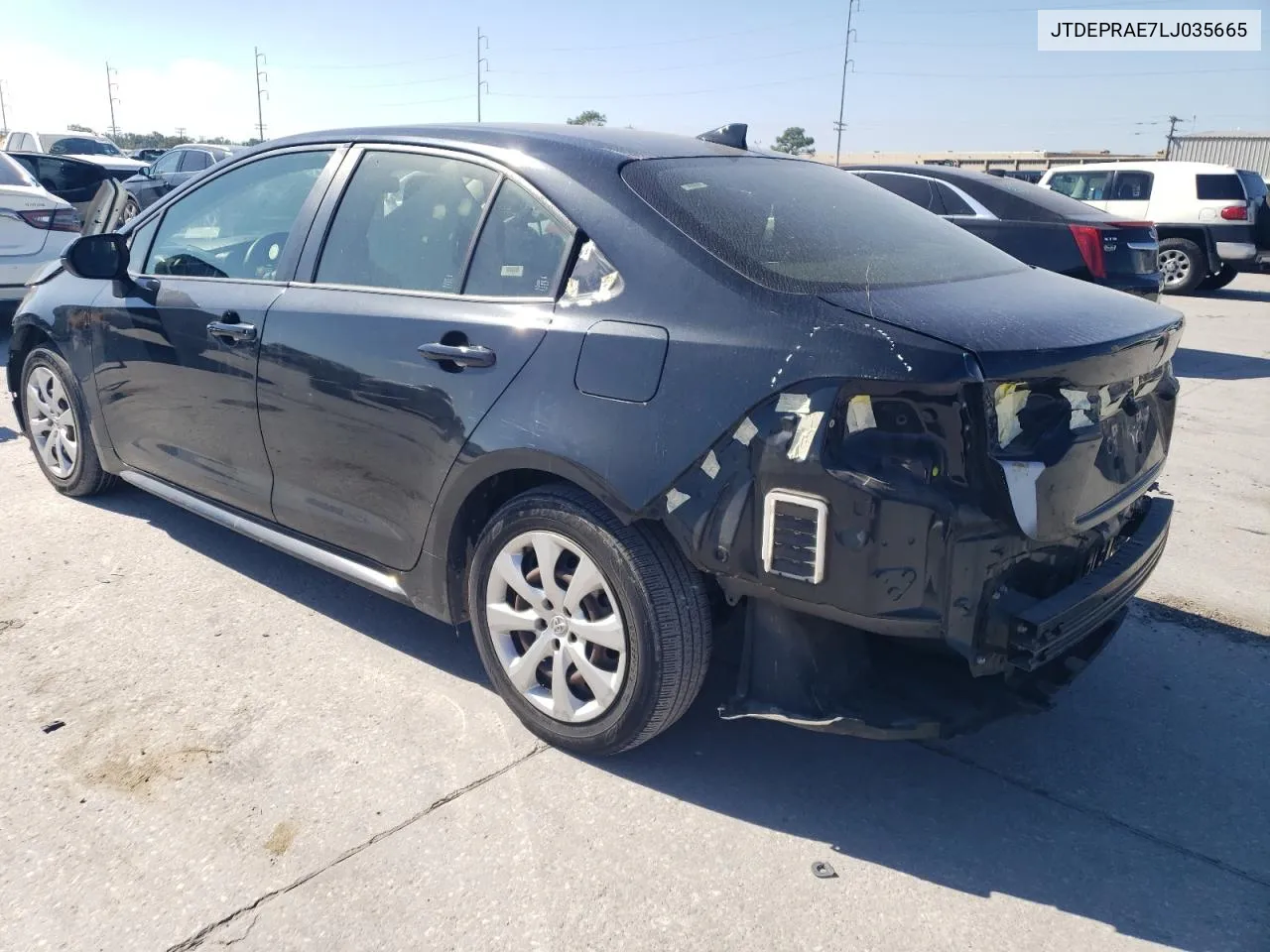 2020 Toyota Corolla Le VIN: JTDEPRAE7LJ035665 Lot: 77465414