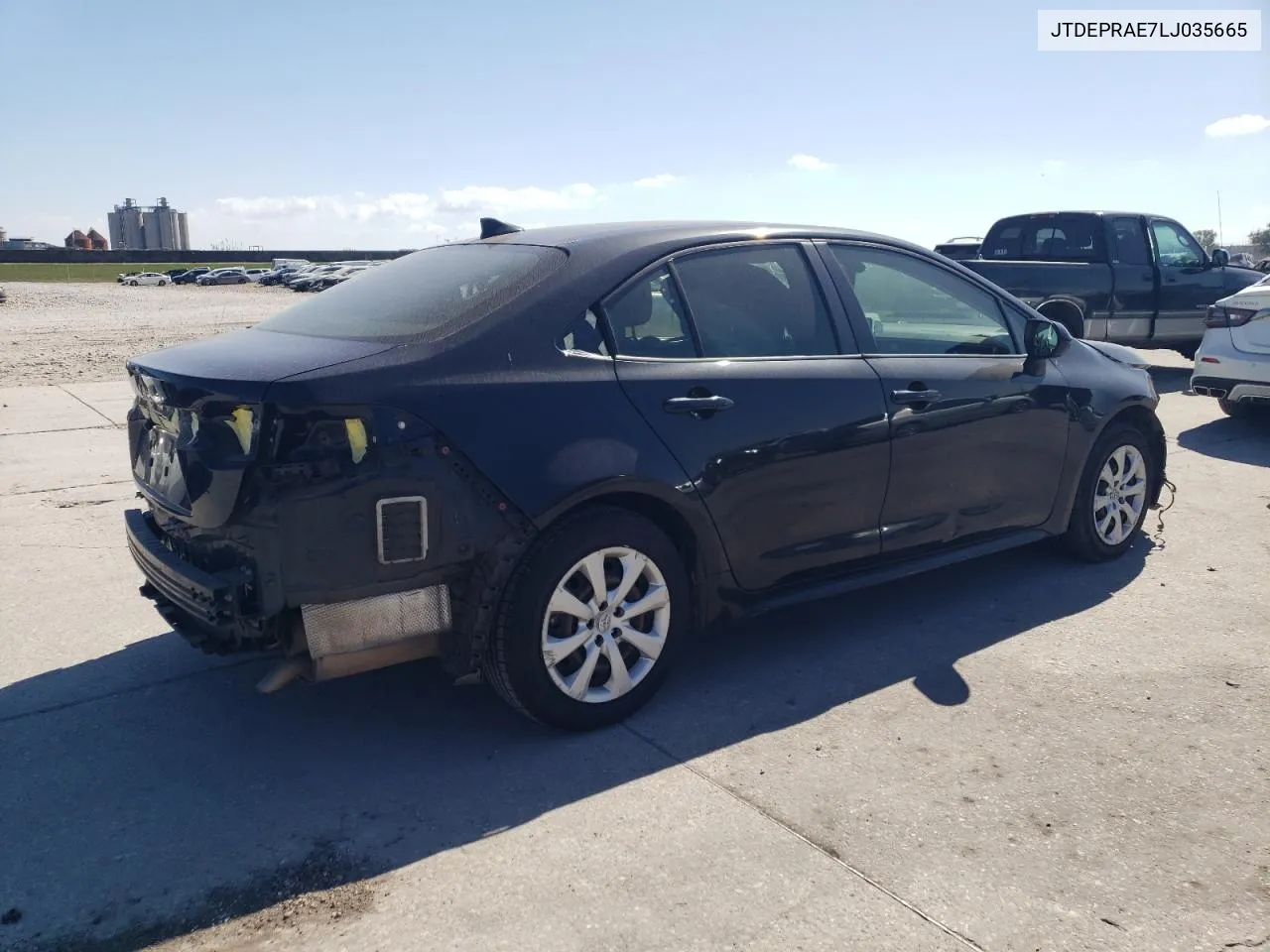 2020 Toyota Corolla Le VIN: JTDEPRAE7LJ035665 Lot: 77465414