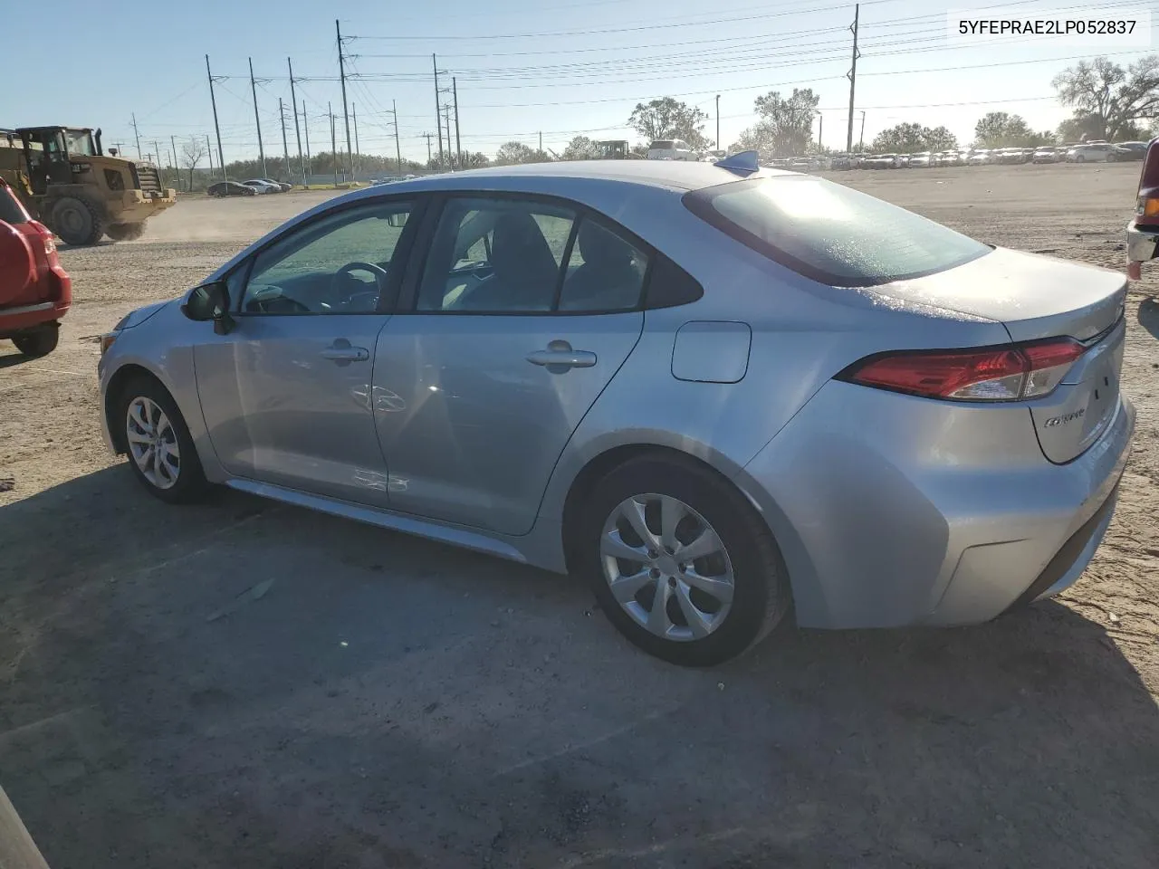 2020 Toyota Corolla Le VIN: 5YFEPRAE2LP052837 Lot: 77470804