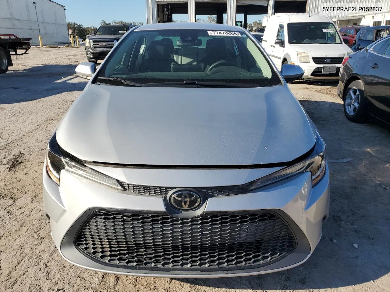 2020 Toyota Corolla Le VIN: 5YFEPRAE2LP052837 Lot: 77470804