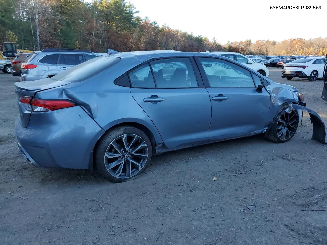 2020 Toyota Corolla Se VIN: 5YFM4RCE3LP039659 Lot: 77648474