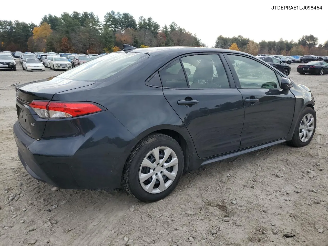 2020 Toyota Corolla Le VIN: JTDEPRAE1LJ098454 Lot: 77661304