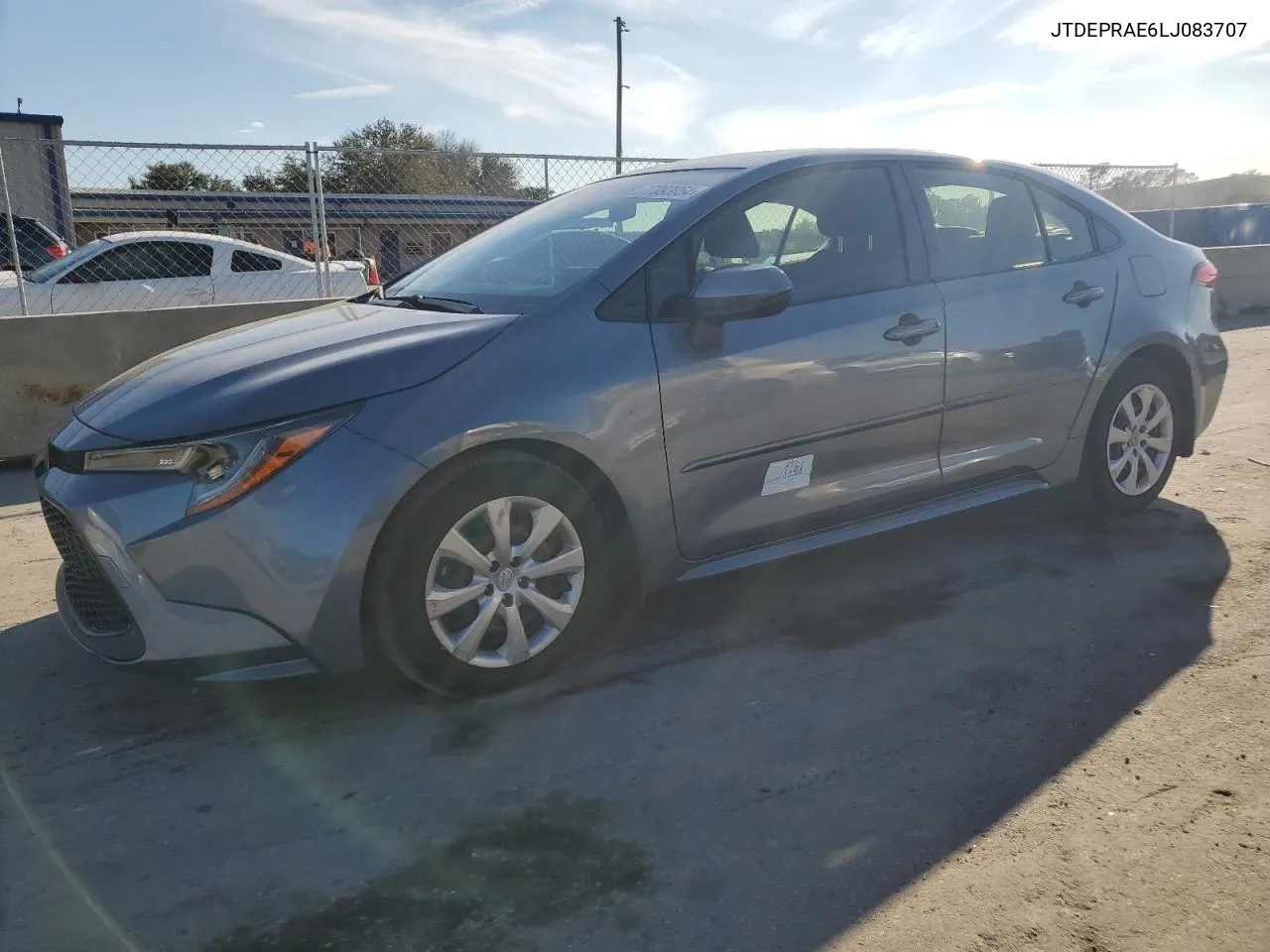 2020 Toyota Corolla Le VIN: JTDEPRAE6LJ083707 Lot: 77893054