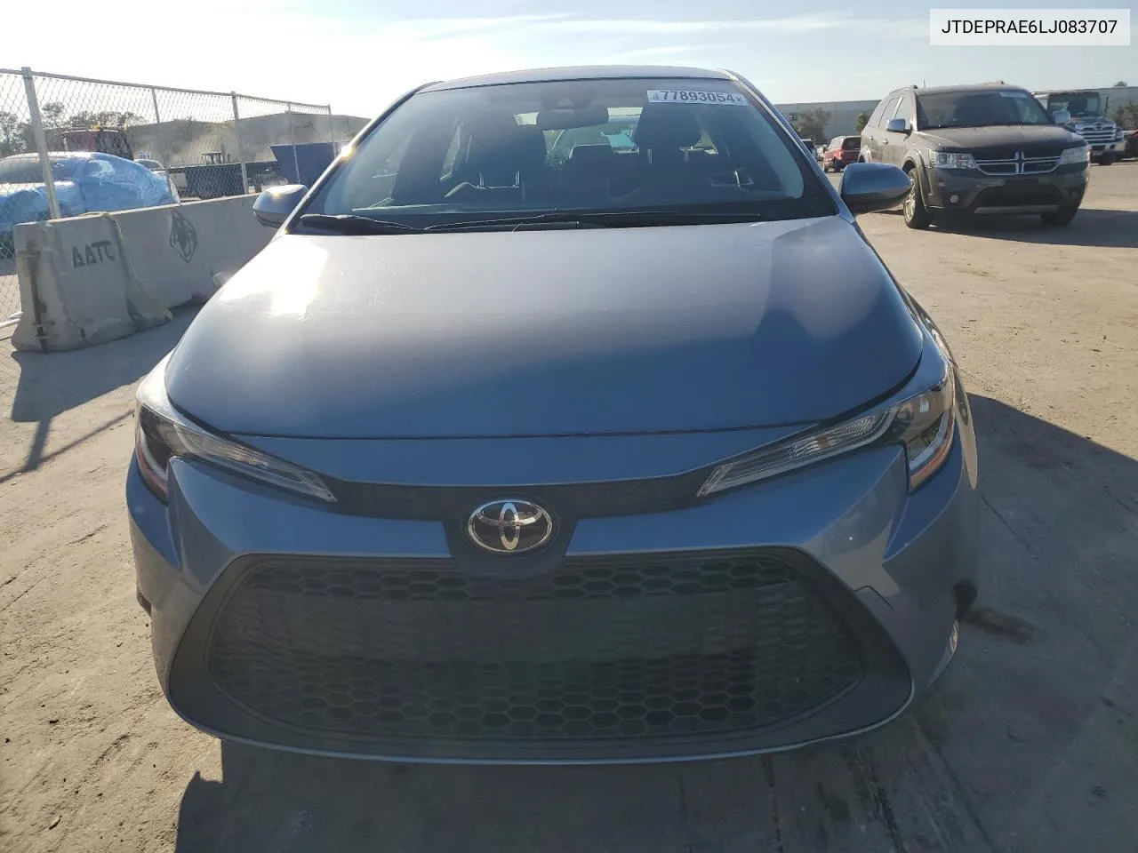 2020 Toyota Corolla Le VIN: JTDEPRAE6LJ083707 Lot: 77893054