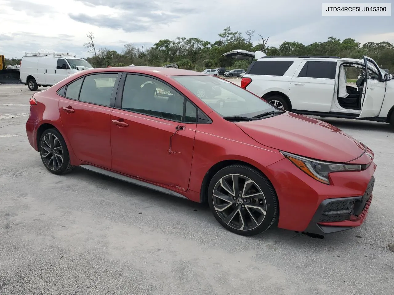 2020 Toyota Corolla Se VIN: JTDS4RCE5LJ045300 Lot: 77997044